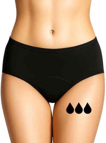 NoBlood - Periodenunterwäsche Starke Blutung XXS-6XL Bequeme Baumwolle | Menstruationshöschen Waschbar | Ideal für die ersten Perioden