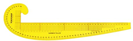 Traceease Französisch,Kurve Mit Einem Gehalt Von Schablonenbekleidungs ​​Lineal Sewing Maßschneidern Werkzeuge Schablonen- 18 Zoll Lang