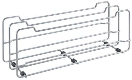 Metaltex 361010000 Deck Deckelhalter 14 x 42 x 16 cm, Silber