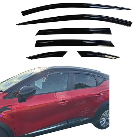 AUTO CLOVER Wind Deflectors Set for Renault Captur 2020+ (6 pieces)