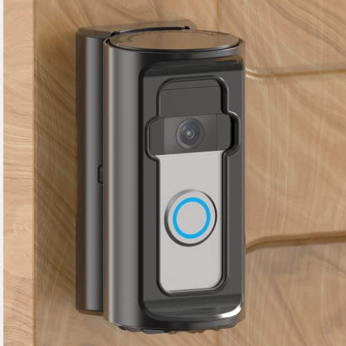 Anti-Theft Doorbell Mount - Adjustable 360° Angle No-Drill Mount for 4/3/3 Plus/2/1 & Blink Video Doorbell Upgrade
