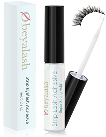 Colle Faux Cils 5ml Strip Lash Adhésive Colle a Faux Cil Colle Eyelash Glue by Obeyalash (White)