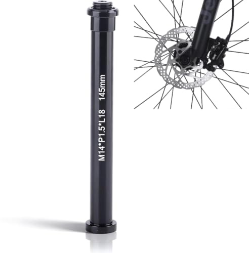 HERCHR Mozzo Anteriore per Bicicletta Perno Passante Boost 15x145mm Forcella in Lega di Alluminio Forcella per Mountain Bike Assale Spiedo M14xP1.5 Albero Tubo Mozzo