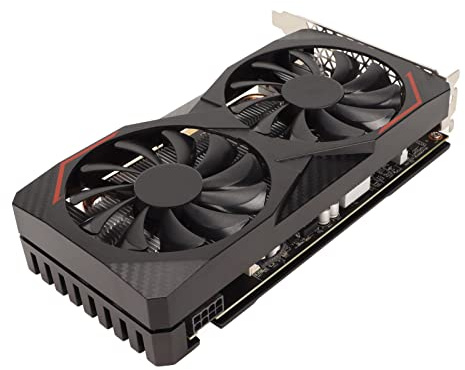 Bewinner Carte Graphique RX 6600 8 Go, Carte Graphique de Jeu GDDR6 128 Bits 2044 MHz avec, Double Ventilateur de Refroidissement, Carte Vidéo D'ordinateur PCI Express 3.0 1080p pour
