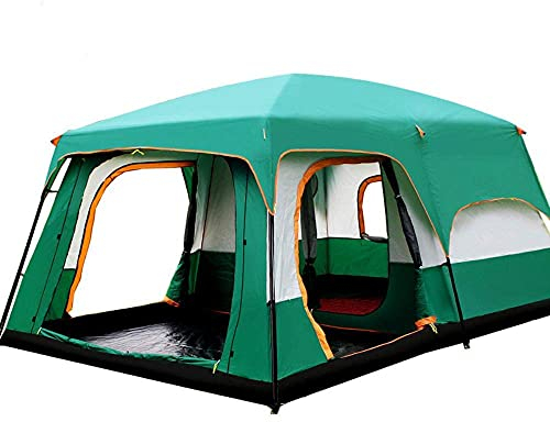 Campingzelt, The Camel Outdoor 6/7/8/9/10–12 Personen, Camping, 4-Jahreszeiten-Zelt, Ausflug, Zelt mit Zwei Schlafzimmern, großes Raum-Campingzelt