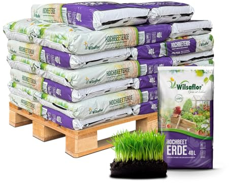 JSM - Wilsaflor® Hochbeeterde 30 x 40 L auf Palette