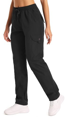 Pantalon de Randonnée pour Femme - Cargo de Golf et Jogging - Séchage Rapide - Léger - Protection UV UPF 50 - 6095