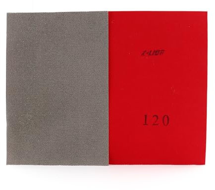 Hojas de papel abrasivo galvanizado con diamante (grano 120)