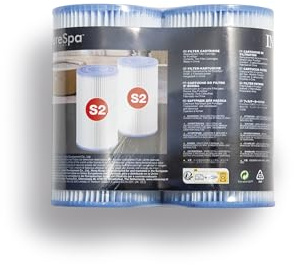 Intex PureSpa 29012E - Cartucho de Papel de Repuesto para Varios Modelos PureSpa, 2 Unidades