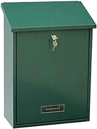 Boîtes aux lettres murales Boîtes aux lettres murales Boîtes aux lettres pour extérieur/bureau avec serrure Boîte aux lettres/Commerce Décoration de maison rurale/Boîte aux lettres extérieure ~/