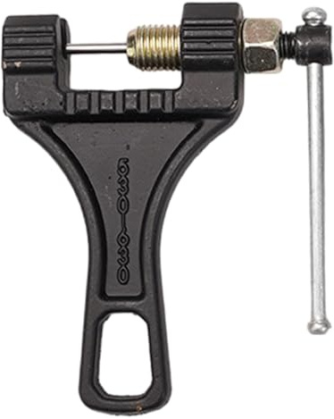 Disjoncteur de chaîne pour moto, disjoncteur de chaîne en acier, outil de retrait de maillons antirouille outil rivet broche robuste séparateur de chaîne pour karts et scooters