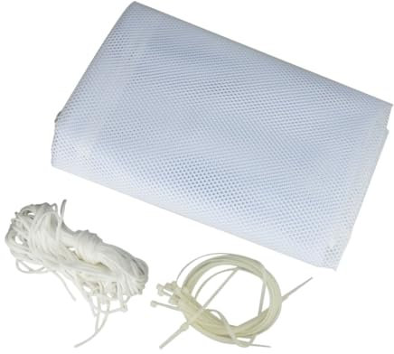 ibasenice Hochdichtes Sicherheitsnetz Für Treppengeländer Und Balkone Kindersicherheitsnetz Aus Strapazierfähigem Material Installieren Für Junge Mädchen Und Haustiere