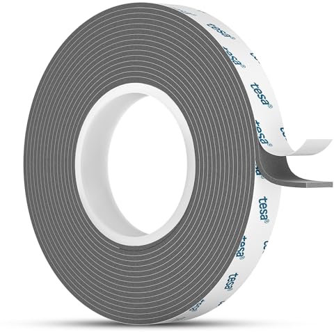 Emitever Nastro biadesivo extra forte, 06311, nastro adesivo di montaggio multifunzione, per esterni e interni (3 m x 10 mm x 1,1 mm)