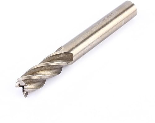 Dioche Estremità da 8 Mm M Fresa a Candela CNC a 4 Taglienti HSS da 4 Mm-12 di Alta qualità per Lavorazione Ad Alta velocità, Utensile Versatile per Alluminio, Rame e Acciaio per Utensili