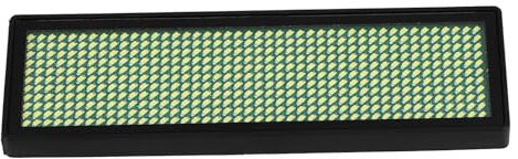 UKCOCO LED Namensschild mit Digitalem Scroll Display Wiederaufladbares Elektronisches Schild mit Weißer Anzeige für Ktv und Geschäftsbereiche