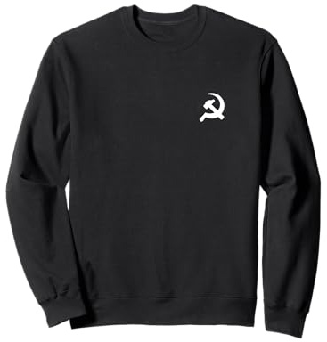 Marteau Faucille Minimaliste Graphique Communisme Socialisme Sweatshirt