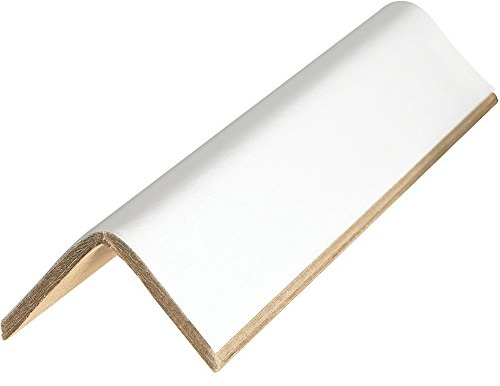 Caja Shipping Edge Protectors, Cased, .225, 3 x 3 x 60, White, 25/Case