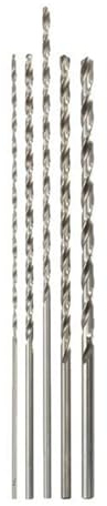 Bohrer-Sets, 2 mm bis 5 mm Durchmesser, extra lang, HSS-Schlangenbohrer, gerader Schaft, 160 mm (Farbe: 4 mm) (Color : 2MM)