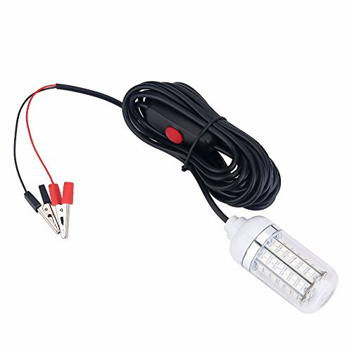 TYCIONG 12V Outdoor LED Tauchlampe Unterwasser Nachtboot Angeln Lichtlampe (Blaues Licht)