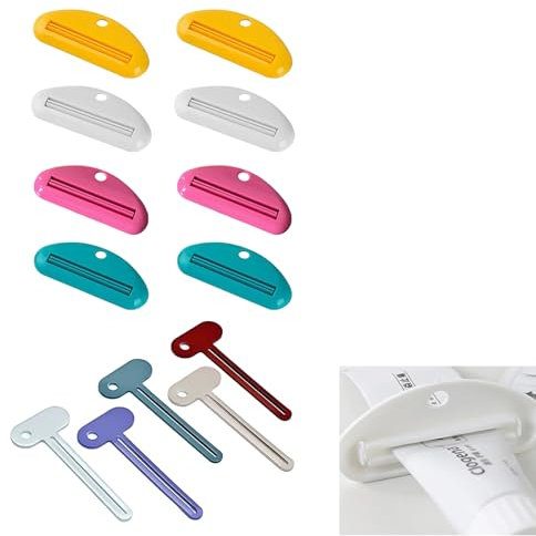 13 Pcs Tubenquetscher FüR Alle Tube TubenausdrüCker Tubenpresse Tubenaufroller Zahnpasta AusdrüCker Zahnpasta Quetscher Tubenpresse Edelstahl Toothpaste Squeezer Tube Squeezer TubenschlüSsel