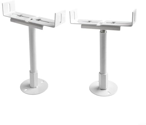 Gdfnmogo 2Pcs Radiator Brackets,Adjustable Aluminum Radiator Support Brackets,For Vertical Radiator Support,For Efficient Heating(Adjustable 21-26 cm)