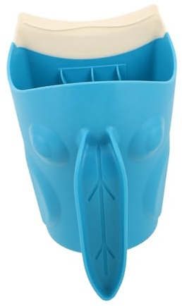 IWOWHERO Boy Girl's Shampoo Cup Cute Rinse Cup for Bath Soft Rim Hair Washing Aids for Boys and Girls and Toddlers for Washing