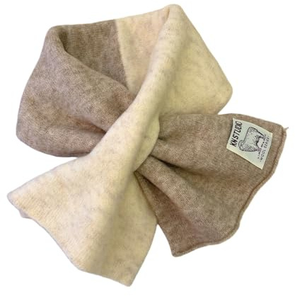 FUNSEED Damen Kurzschal, Cross-Wrap Warm Halswärmer Vielseitiger Strickschal INS Business Casual