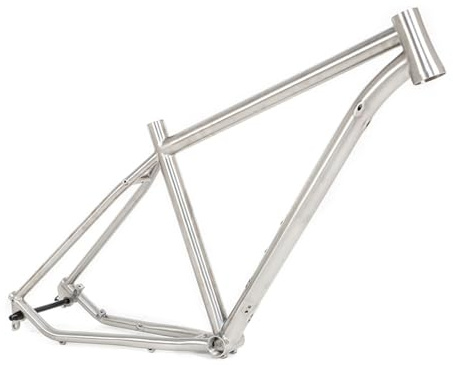 HZXQCVB 27,5/29'' Cadre De Vélo VTT 15,5/17/19IN Cadre Hardtail en Alliage De Titane Cadre avec Freins À Disque Axe Traversant 12 X 142mm Câblage Interne BSA BB68mm(17x27.5in)