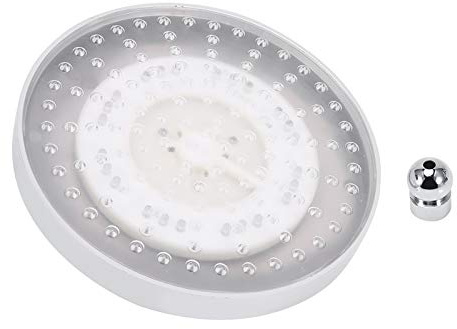 Soffione doccia a pioggia da 8 pollici 3 colori, soffione doccia a pioggia rotondo in acciaio inossidabile a LED con luce, soffione doccia a luce LED RGB per bagno, installazione