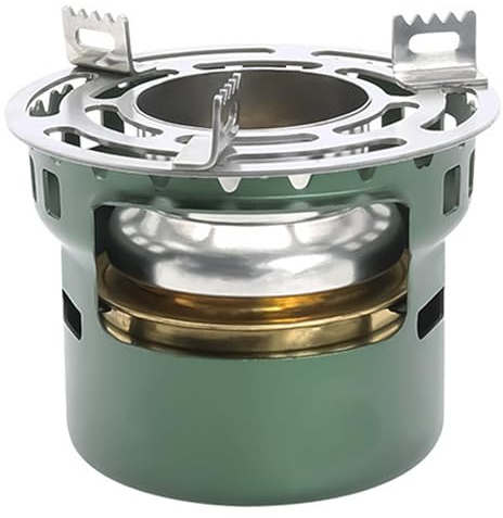Réchaud de camping | Réchaud à alcool, mini brûleur à alcool température réglable avec support de casserole, camping portable, sac dos léger, brûleur extérieur pour barbecue, cuisine, pique-nique