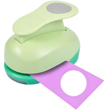 ZaKaBox Stanzer Runder,Großer Motivstanzer für DIY Basteln | Groß, 2 Zoll Motivstanzer Kinder & Erwachsene, Motivlocher Runder für Einladungskarten Scrapbooking, Stanze für Tonkarton