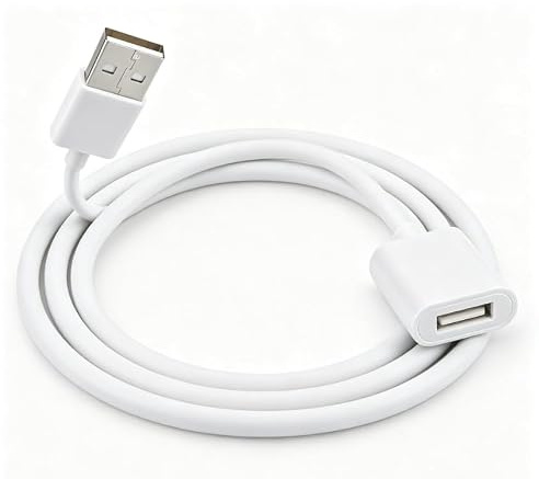 para Cargador de Apple Pencil, Adaptador USB A a Lightning Hembra – Carga Completa en 25 Minutos, Cable de 1 Pie para Apple Pencil 1.ª Generación – Portátil y Seguro (1 Unidad)