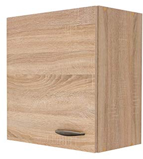 Flex-Well Küchen-Hängeschrank HERNE - Oberschrank - 1-türig - Breite 50 cm - Eiche Sonoma