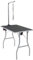 yorten Tragbarer Trimmtisch für Haustiere Hundesalon mit Rollen und Verstellbaren Schlaufe Schwarz Faltbar 91,5 x 61,5 x 156 cm(L x B x H)