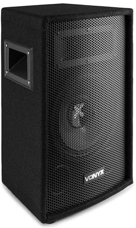 Vonyx-Lautsprecherset - Zwei SL15-Lautsprecher mit Ständern und Kabel - 1600 W