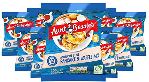 Aunt Bessie's American Style Pancake Batter Mix & Waffle Batter Mix 200g, Pack of 12