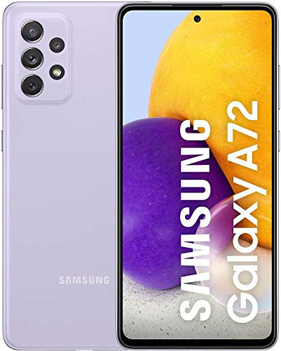 2021 Samsung Galaxy A72 Dual SIM 128GB 6GB RAM - Awesome Violet (Renewed)