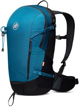 Mammut Lithium 20 – Mochila Ligera para Senderismo | Con Espalda Transpirable | Sapphire-Black, 20 L