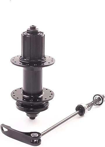 PiWine Stahl Schnellspanner, Schnellspanner Nabe 32 36H Löcher Fahrrad Mountainbike Vorne Hinten Kassette Freilauf Und 6 Bolzen Scheibenbremse for Fahrrad Fahrrad Buchse Abstandhalter Schnellspanner