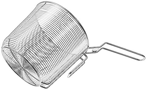 VINTORKY Sieb für Heiße Töpfe Küchenlöffel Wiederverwendbares Mehlsieb Nudelkorb Nudelsieb 304 Edelstahl Bequemer Griff