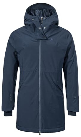 Schöffel Damen Ins Parka Style Crivat WMS, wasserdichte und atmungsaktive Winterjacke, komprimierbarer, leichter Parka mit nachhaltiger Wattierung