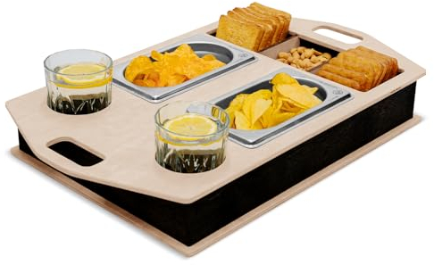 Couchbar, Couchbutler, Snackbox, Couchorganizer, Sofaorganizer, Tablett serviertablett handgefertigt, Snackteller, Snagger, Servierplatte, Tablett Couchbutler, Sofaablage, Getränkehalter, Made IN EU