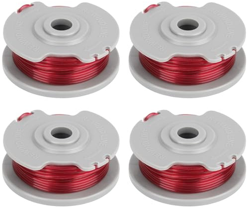 Yweller 4 Stück Fadenspule 5306-20 10m 1,65mm Ersatzspule für Gardena