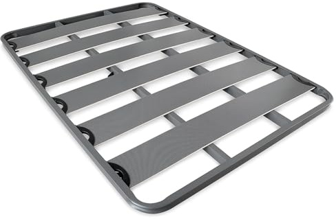Homey - Rete rinforzata a doghe larghe, anti rumore, struttura 40 x 30 mm senza gambe, forte e resistente 160 x 200