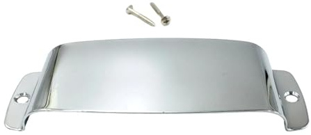 JISADER Tapa protectora para bajo, protector de puente, cubierta de pastilla a prueba de óxido, juego de cubierta de puente para guitarra