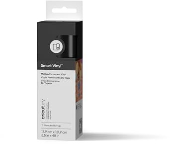 Cricut Smart Vinyl Permanent Joy 14x122cm 1 Sheet (Black)