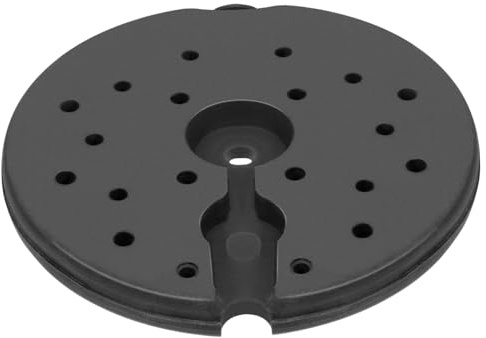 Sewroro Base para Lámparas de Plástico Negro Peso, Accesorio Seguro y Estable para Lámpara de Escritorio Pie, Adecuado para Uso en Oficina o Estudio