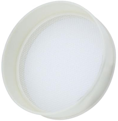 lopituwe Utensile da cucina per il lavaggio delle spezie in polvere rotondo, setaccio per farina, setaccio per farina, a maglie fini, diametro a maglie di nylon, diametro colino fine 20 cm