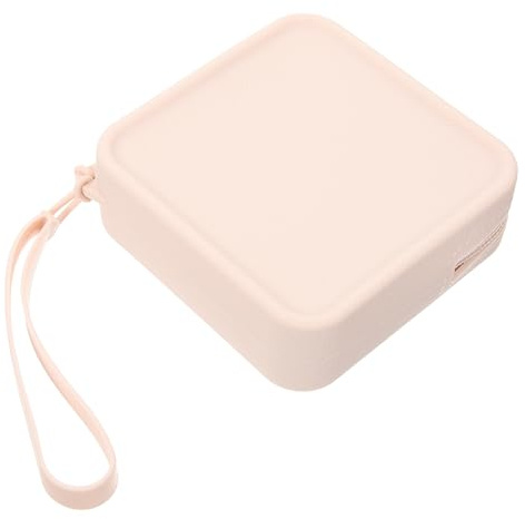 QUMIIRITY Marsupio Mestruale in Silicone Riutilizzabile Cerniera, Sacchetto Porta Assorbenti Femminile Leggero e Compatto, Borsa Multiuso per Igiene e Piccoli Accessori, per Viaggi e Uso