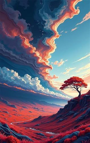 Puzzle 50 Teile Natur Landschaft 35 x 25 cm Impossible Klassische Puzzles Puzzle Erwachsene Anspruchsvoll Geschicklichkeitsspiel für die Ganze Familie